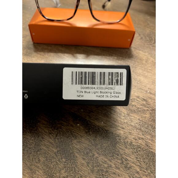 TIJN Orange‎ Screen Glasses NIB, tortoise shell design - Picture 2 of 5